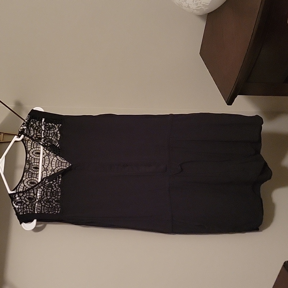 LOFT Petite L Black Romper